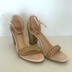 Dream Pairs 3” glitter heels
